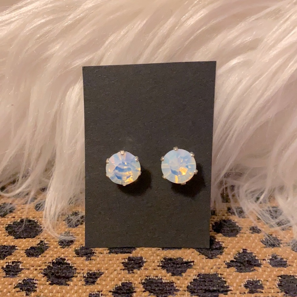 Iridescent Stud Earrings